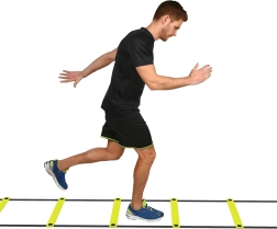 Échelle de coordination d’entraînement 6 m pour vitesse et agilité
