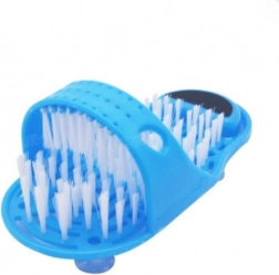 Brosse de douche pour laver les pieds avec pierre ponce et ventouses