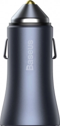Chargeur de voiture Baseus avec ports USB et USB‑C et charge rapide 40 W