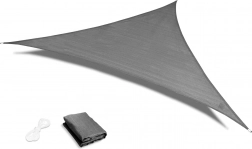 Bâche d’ombrage triangulaire imperméable 5 × 5 × 5 m, gris – ModernHome