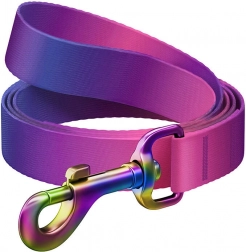 Laisse pour chiens WAUDOG gradient nylon, 15 mm de large, 122 cm de long, violet