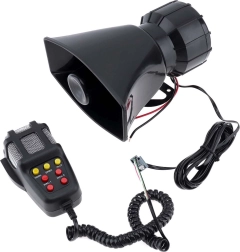Sirène d’alarme électronique RENEW FORCE avec mégaphone 12 V 100 W