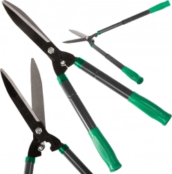 Ciseaux de jardin télescopiques pour haies avec poignées ergonomiques