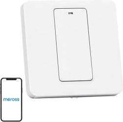 Interrupteur mural Wi‑Fi intelligent MEROSS MSS510X EU compatible HomeKit