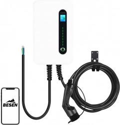 Chargeur mural pour véhicules électriques BESEN F30 avec application
