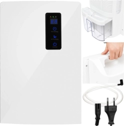 Purificateur et déshumidificateur d’air 2-en-1 avec lampe UV et TiO2, tuyau d’évacuation d’eau