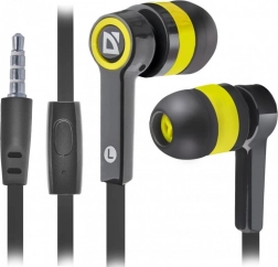 Écouteurs intra-auriculaires avec microphone PULSE 420 noir-jaune