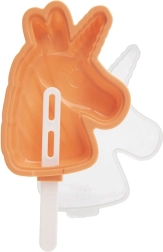 Moule en silicone pour esquimaux licorne ORION avec couvercle et bâtonnet