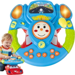 Volant interactif pour enfants avec LED et projecteur 3+ - 1 pièce
