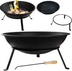Brazero de jardin avec gril 55 cm