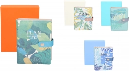 Agenda en coffret cadeau, 19,5 x 14,5 cm, 116 pages