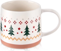 Tasse en porcelaine 380 ml avec motif hivernal
