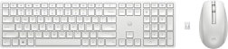 Clavier et souris sans fil HP 650 blanc