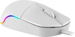 Souris optique Azora blanche avec rétroéclairage