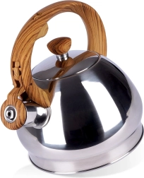 Bouilloire en acier inoxydable avec sifflet 1,5 l