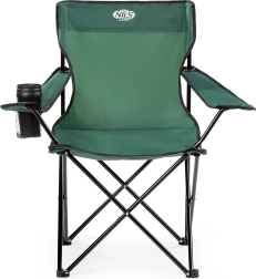Chaise de camping pliante NILS CAMP, verte