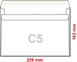 Enveloppes auto-adhésives C5, 25 pcs