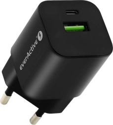 Chargeur secteur USB/USB‑C 30 W GaN avec charge rapide