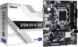 Carte mère ASRock B760M‑HDV/M.2 D4 mATX (LGA1700, DDR4)