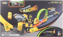 Piste de lancement avec voiture