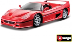 Modèle en métal Bburago 1:24 Ferrari F50 rouge