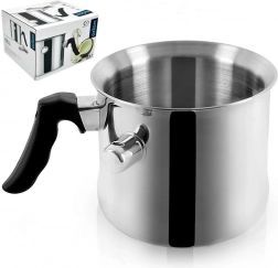 Casserole à lait en acier inoxydable 2,5 l avec bain-marie