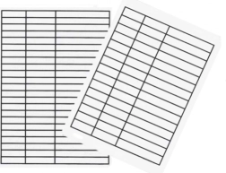 Sous-main ligné A4 en plastique rigide