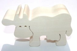 Petit animal en bois Vache