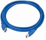 Câble rallonge USB 3.0 AM–AF 3 m bleu