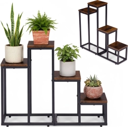 Support à plantes Loft à 4 étagères ModernHome
