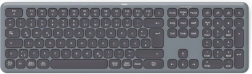 Clavier sans fil Hama WK‑1550 multi‑appareils, noir/gris