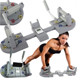 Planche de pompes multifonction avec chronomètre et support téléphone