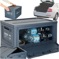 Boîte de camping - caisse pliante 25l bleu