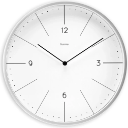 Horloge murale Sardinia 30 cm, grise