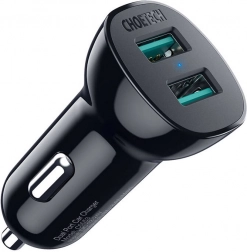 Chargeur de voiture Choetech 30W avec QC 3.0 et deux ports USB