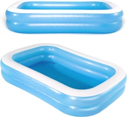 piscine de jardin gonflable Bestway, bleu, 262 × 175 × 51 cm
