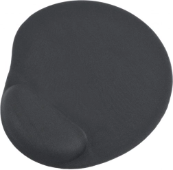 Tapis de souris ergonomique noir avec support de poignet