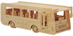 Woodcraft Puzzle 3D en bois autobus
