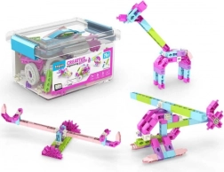 jeu de construction engino maker girl 20-en-1 – set de construction créatif 20 en 1 pour enfants