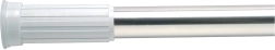 Tringle télescopique d’extension 70–120 cm en métal – blanche ou argentée