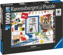 Puzzle Ravensburger Eames Design chaises classiques 1000 pièces