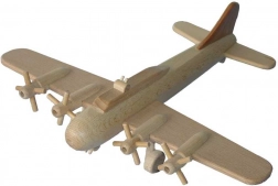 Modèle d'avion en bois Bombardier B17 grand