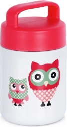 Thermos alimentaire en acier Hibou 450 ml