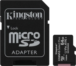 kingston carte microsd 64 go canvas select plus avec adaptateur