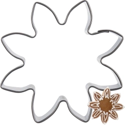 Emporte-pièce en inox fleur 6 cm