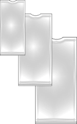 Étiquette dorsale autocollante 75 × 25 mm, 12 pcs