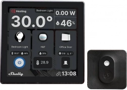 Ensemble de panneaux intelligents Shelly Wall Display noir et BLU H&T noir