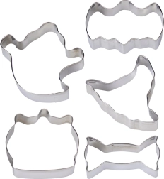 Emporte-pièces Halloween en acier inoxydable pour biscuits – lot de 5 pcs