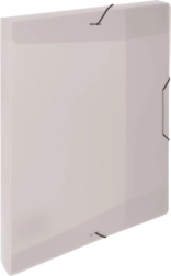 Boîte avec élastique A5 en polypropylène transparent