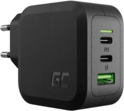 Chargeur Green Cell PowerGaN 65 W avec USB‑C PD et USB‑A QC